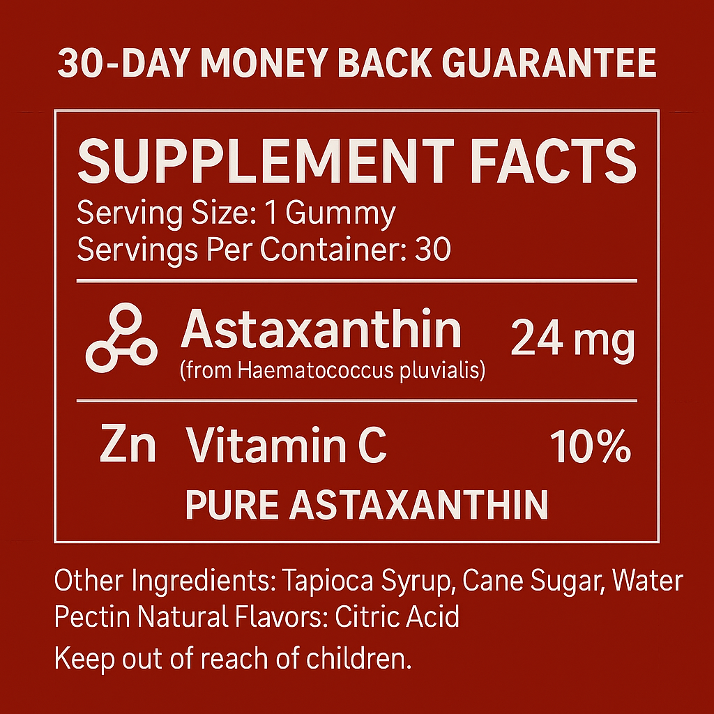 Pure Astaxanthin Gummies